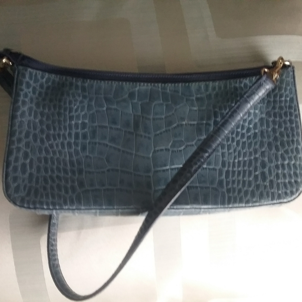 Small Giani Bernini clutch shoulder bag blue
